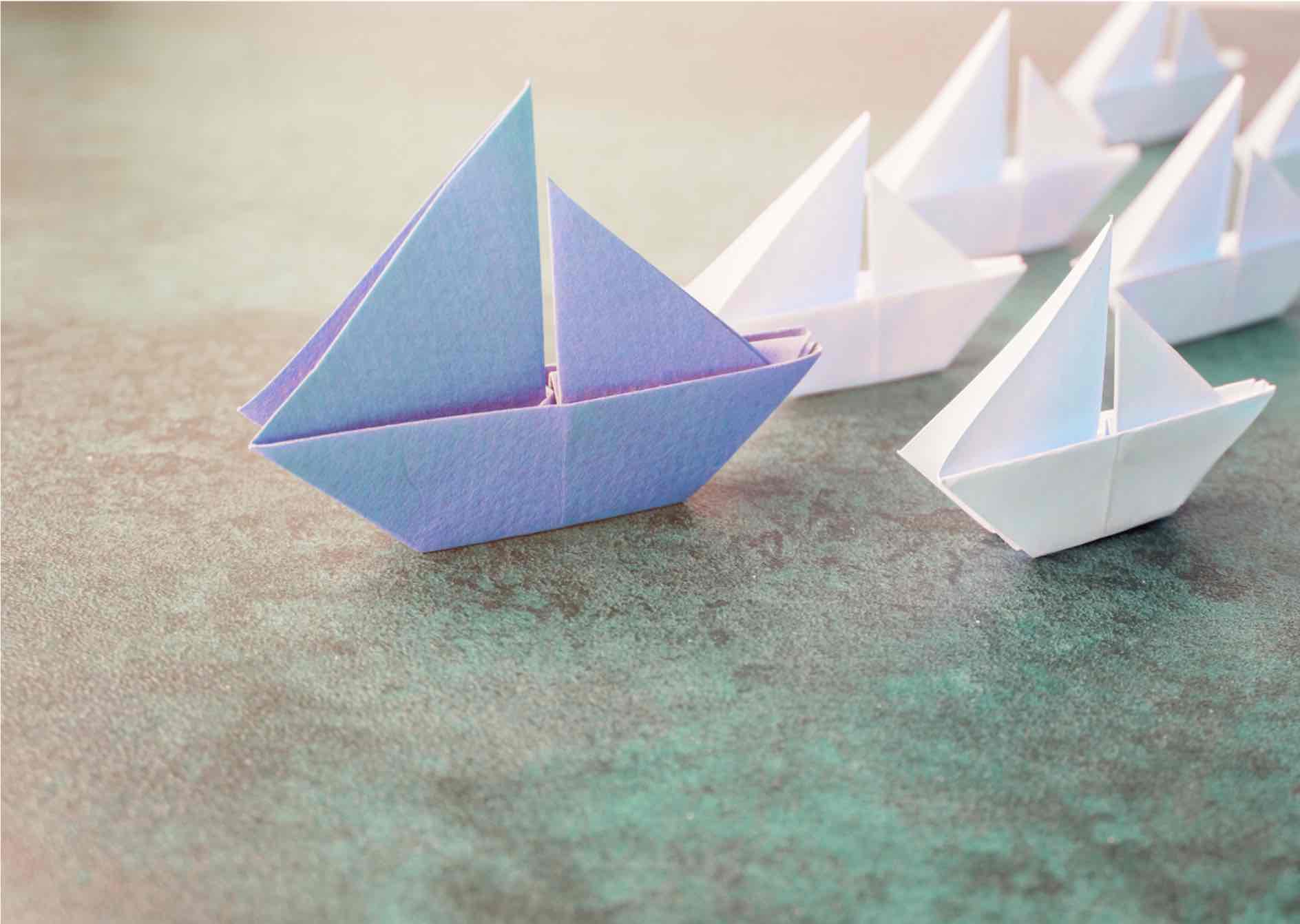 fleet partners group unique blue sailboat image